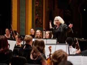 RVA Symphony Youth playing instruments