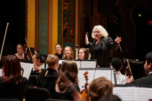 RVA Symphony Youth playing instruments