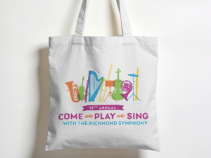 Come & Play & Sing Tote Bag